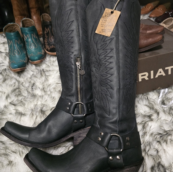 Liberty Black Tall Boots - Picture 3 of 6